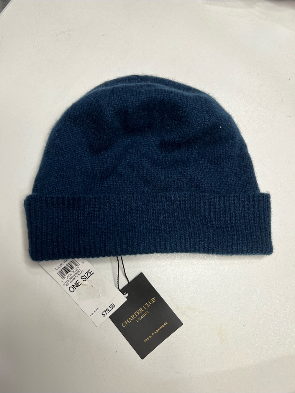 Charter Club  Cashmere Folded Cuff Beanie100%cashmere multiple colors